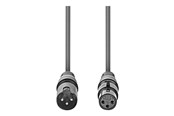Display Kabel - Nedis OnStage series DMX cable - 10 m - COTG15012GY100