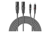 Audio Kabel - Nedis OnStage series audio cable - 3 m - COTH15210GY30
