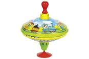 Holzspielzeug - Goki - Humming top with wooden handle train - 53058