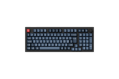 Tastaturen - Keychron V5 MAX QMK/VIA Wireless RGB Hot Swap Jupiter Red - Carbon Black - Gaming Tastatur - 96% - Nordic ISO - Schwarz - V5M-D1-BO