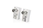 Antennenkabel - Nedis IEC (Coax) Connector | Angled | Female | Nickel Plated | 75 Ohm - CSGB40920WT
