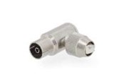 Antennenkabel - Nedis IEC (Coax) Connector | Angled 90° | Female | Nickel Plated - CSGB40925ME