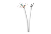 Andere Kabel - Nedis Coax / CAT6 Combination Cable - bulk aerial/network cable - 25 m - CSGG4500WT250