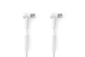 Antennenkabel - Nedis Coax Cable | IEC (Coax) Male | IEC (Coax) Female | Nickel Plated - CSGL40120WT100