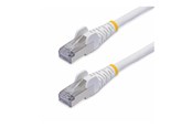Netzwerk - Kabel - StarTech.com 2m White CAT8 Ethernet Cable Snagless S/FTP 25G/40G - patch cable - 2 m - white - Weiß - 2m - NLWH-2M-CAT8-PATCH