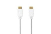 Display Kabel - Nedis High Speed HDMI Cable with Ethernet | 4K@30Hz | ARC | 10.2 Gbps | 2.00 m | Round | PVC | White - CVGB34000WT20