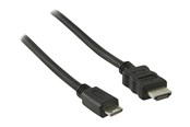 Display Kabel - Nedis HDMI cable with Ethernet - 2 m - CVGB34500BK20