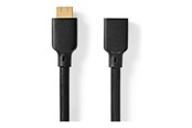 Display Kabel - Nedis HDMI extension cable with Ethernet - 2 m - CVGB35090BK20