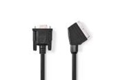 Display Kabel - Nedis SCART Cable | SCART Male | VGA Female | Nickel Plated - CVGL31550BK20