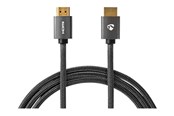 Display Kabel - Nedis HDMI cable with Ethernet - 3 m - CVTB34000GY30