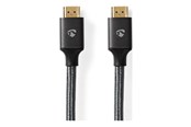 Display Kabel - Nedis HDMI cable with Ethernet - 3 m - CVTB35000GY30