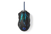 Maus - Nedis Gaming - mouse - USB - black - Maus (Schwarz) - GMWD210BK