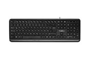 Tastaturen - Nedis - keyboard - QWERTZ - German - black - Tastaturen - Deutsch - Schwarz - KBMU200BKDE