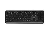 Tastaturen - Nedis - keyboard - QWERTY - US International - black - Tastaturen - Universal - Schwarz - KBMU200BKUS