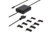 Netzteile für Laptops - Nedis notebook-adapter | GaN | 100 W | 5 / 9 / 12 / 15 / 20 V DC | 3.0 / 5.0 A - NBAU100110BK