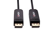 Display Kabel - Lindy Fibre Optic Hybrid DisplayPort 2.0 Cable - 50m - 38525