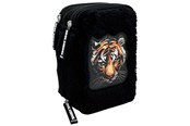 Schul-Zubehör - Tinka Triple Pencil Case – Tiger – Black – Cool School - 8-804207