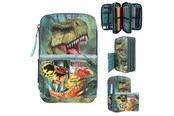 Schul-Zubehör - Depesche Dino World Triple Pencil Case DANGER - 0411757