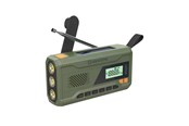 DAB, Netzwerk und Radiowecker - Manta Portable Emergency Radio - FM - Mono - Grün - RDI401G