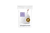 Reinigung - Simplehuman Code F maßgeschneiderte Müllbeutel, Packung mit 20, weiß - CW0165