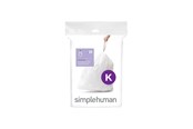 Reinigung - Simplehuman Code K maßgeschneiderte Müllbeutel, Packung mit 20, weiß - CW0171