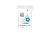 Reinigung - Simplehuman Code N maßgeschneiderte Müllbeutel, Packung mit 20, weiß - CW0174
