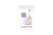Reinigung - Simplehuman Code Q maßgeschneiderte Müllbeutel, Packung mit 20, weiß - CW0176