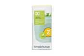 Reinigung - Simplehuman Code Z maßgeschneiderte Müllbeutel, Packung mit 30, weiß - CW0525