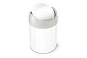 Mülltrennung - Simplehuman 1,5L Mini-Mülleimer, weiß - CW2079
