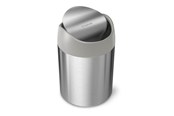 Mülltrennung - Simplehuman 1,5L Mini-Mülleimer, gebürstet - CW2084