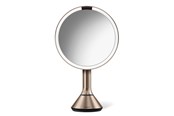 Kosmetik Spiegel - Simplehuman Sensor-Spiegel mit Touch-Control-Helligkeit und doppelter Lichtfunktion, Roségold - ST3053
