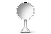 Kosmetik Spiegel - Simplehuman Sensor-Spiegel mit Touch-Control-Helligkeit und doppelter Lichtfunktion, weiß - ST3054