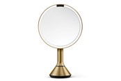 Kosmetik Spiegel - Simplehuman Sensor-Spiegel mit Touch-Control-Helligkeit und doppelter Lichtfunktion, Messing - ST3061
