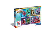 Puzzle - Clementoni Jigsaw Puzzle 4in1 Spidey and His Amazing Friends Boden - 21528