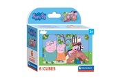 Puzzle - Clementoni Block Puzzle Peppa Pig 6 pcs. Block - 40659