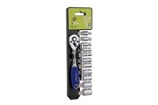 Handwerkzeuge - VAERK Socket wrench set 1/4" 13 parts 4-14mm - 109-13-4