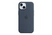 Handys - Cover & Cases - Apple iPhone 15 Silicone Case with MagSafe - Storm Blue - MXPF3ZM/A