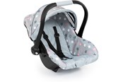 Puppen & Zubehör - Bayer Design Deluxe Car Seat with Canopy for Dolls - Grey w/ Stars - 67907AA