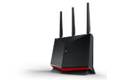 Wlan Router - ASUS RT-BE86U -Wi-Fi 7 - 2.6 GHz CPU - 1GB RAM - Router 802.11a/b/g/n/ac/ax/be (Wi-Fi 7) - 90IG08W0-MO9A0V