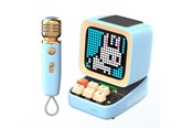 Tragbare & Party-Lautsprecher - Divoom Ditoo-Mic Mini Karaoke Machine Pixel Art Bluetooth Speaker - Blue - 6958444603889