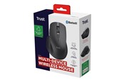Maus - Trust Ozaa+ - mouse - multi-device - Bluetooth 2.4 GHz - black - Maus (Schwarz) - 24820