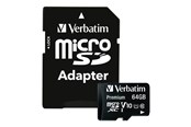 Speicherkarten - Verbatim Premium microSD/SD - 90MB/s - 64GB - 44084