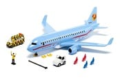 Spielzeugauto - SIKU Commercial Aircraft With Accessories - 313-5402