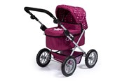 Puppen & Zubehör - Bayer Design Doll's Pram Trendy - Rose - 13067AA