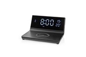 Handys - Adapter und Ladegeräte - Nedis Alarm clock with wireless charging - WCACQ20BK