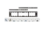 Wandhalterungen, AV-Halterungen & AV-Möbel - Nedis TVWM1051BK mounting kit - fixed - for TV - black - Max 35 kg - recommended for 70" - TVWM1051BK
