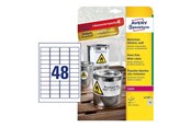 Papier, Fotopapier und Etiketten - Avery Zweckform L4778-8 - labels - 384 label(s) - 45.7 x 21.2 mm - L4778-8