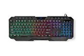 Tastaturen - Nedis - keyboard - QWERTY - US - black Input Device - Gaming Tastaturen - Englisch (US) - Schwarz - GKBD110BKUS
