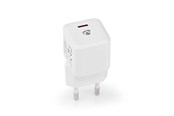 Handys - Adapter und Ladegeräte - Nedis Mini Wall Charger - WCMPD20W100WT