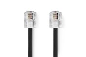 Telefon-Kabel - Nedis TCGL90200BK20 telephone cable - TCGL90200BK20